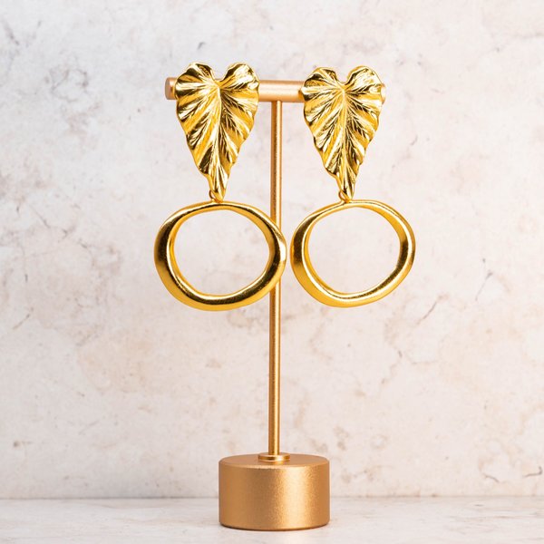 Aretes Hoja