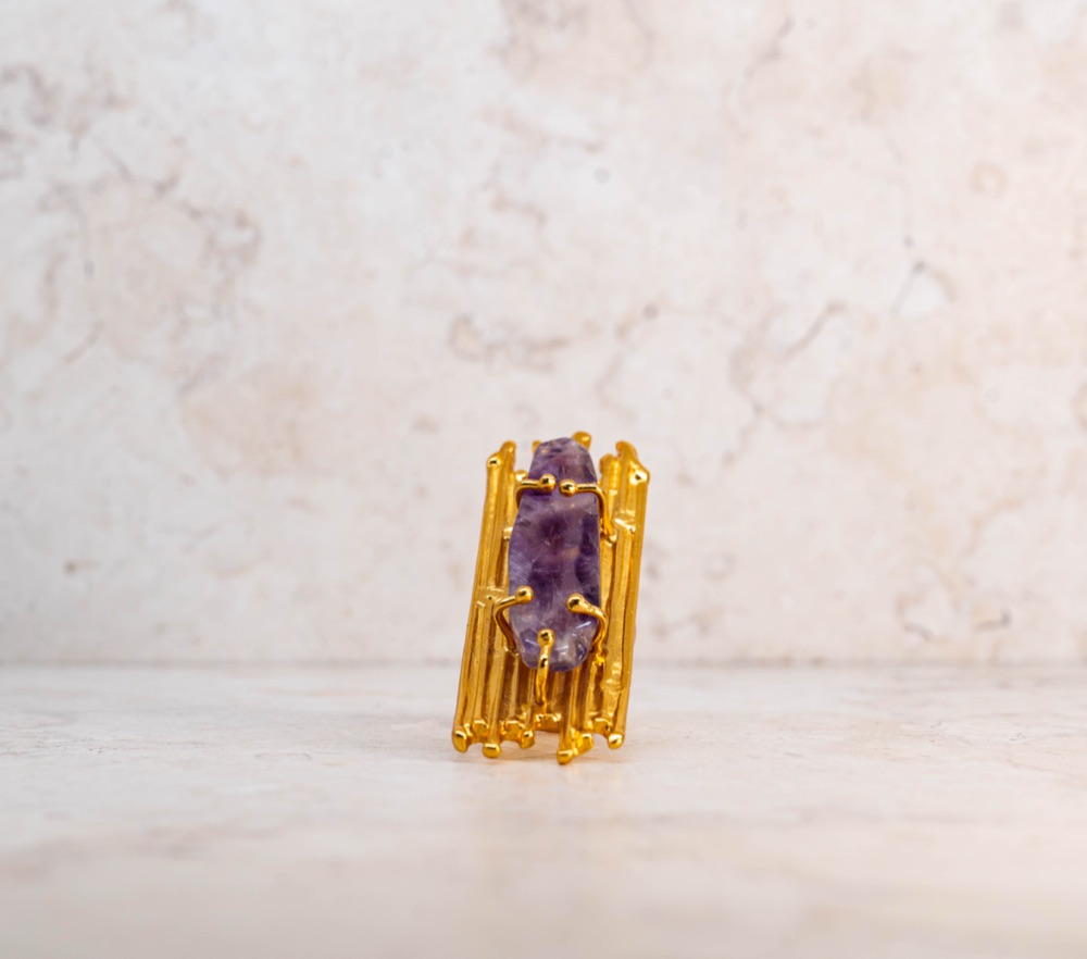 Anillo Estera · Amatista
