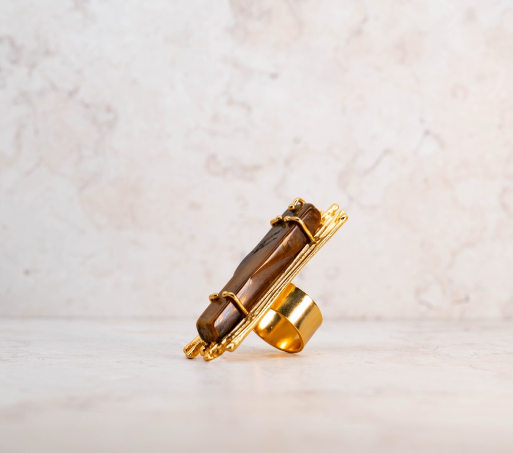 Anillo Estera · Ojo de Tigre