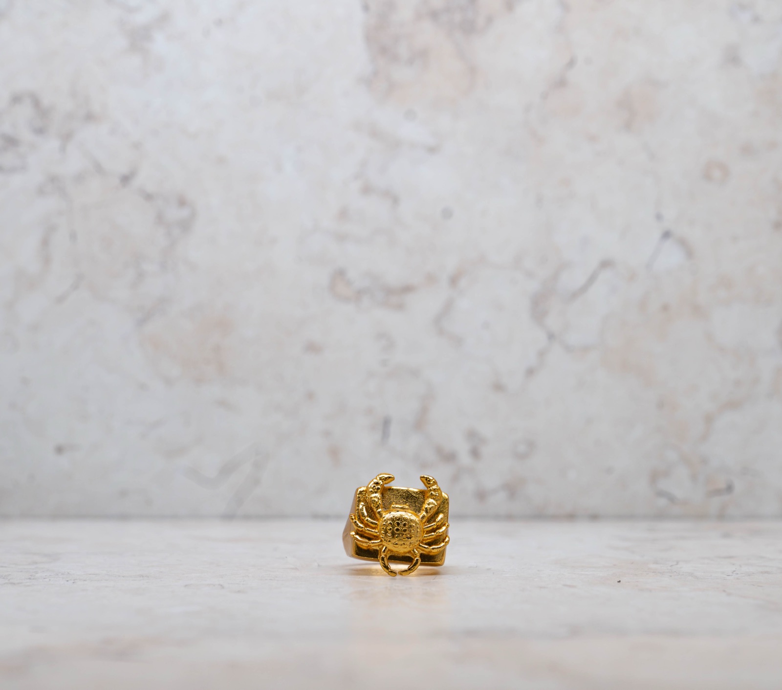 Anillo Sello Cangrejo