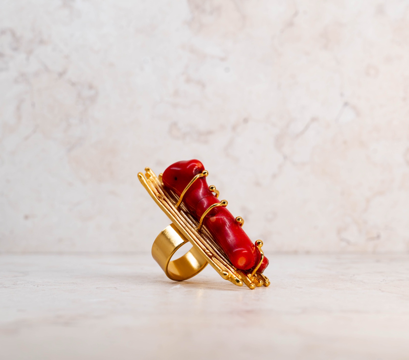 Estera Coral Ring
