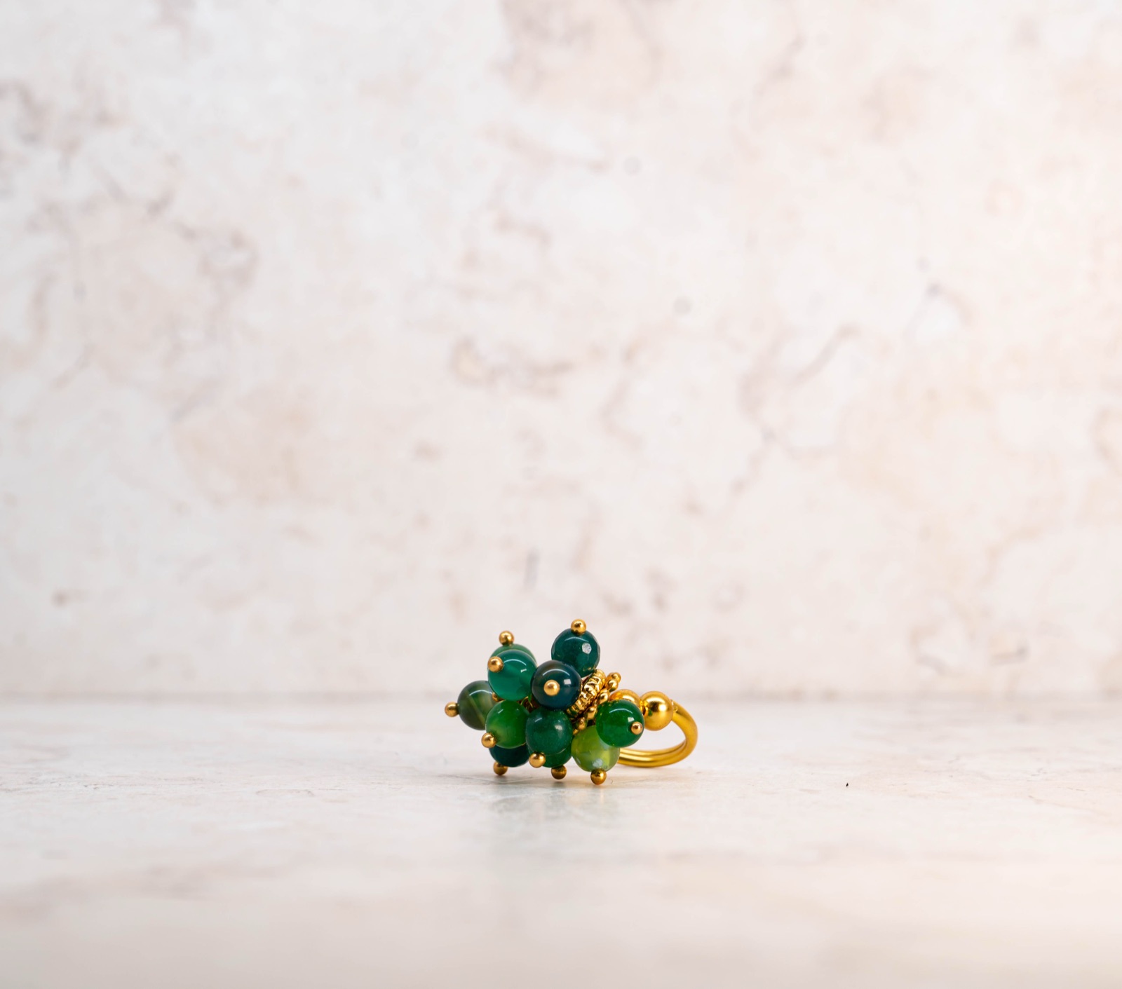Jade Varied Ring — detalle