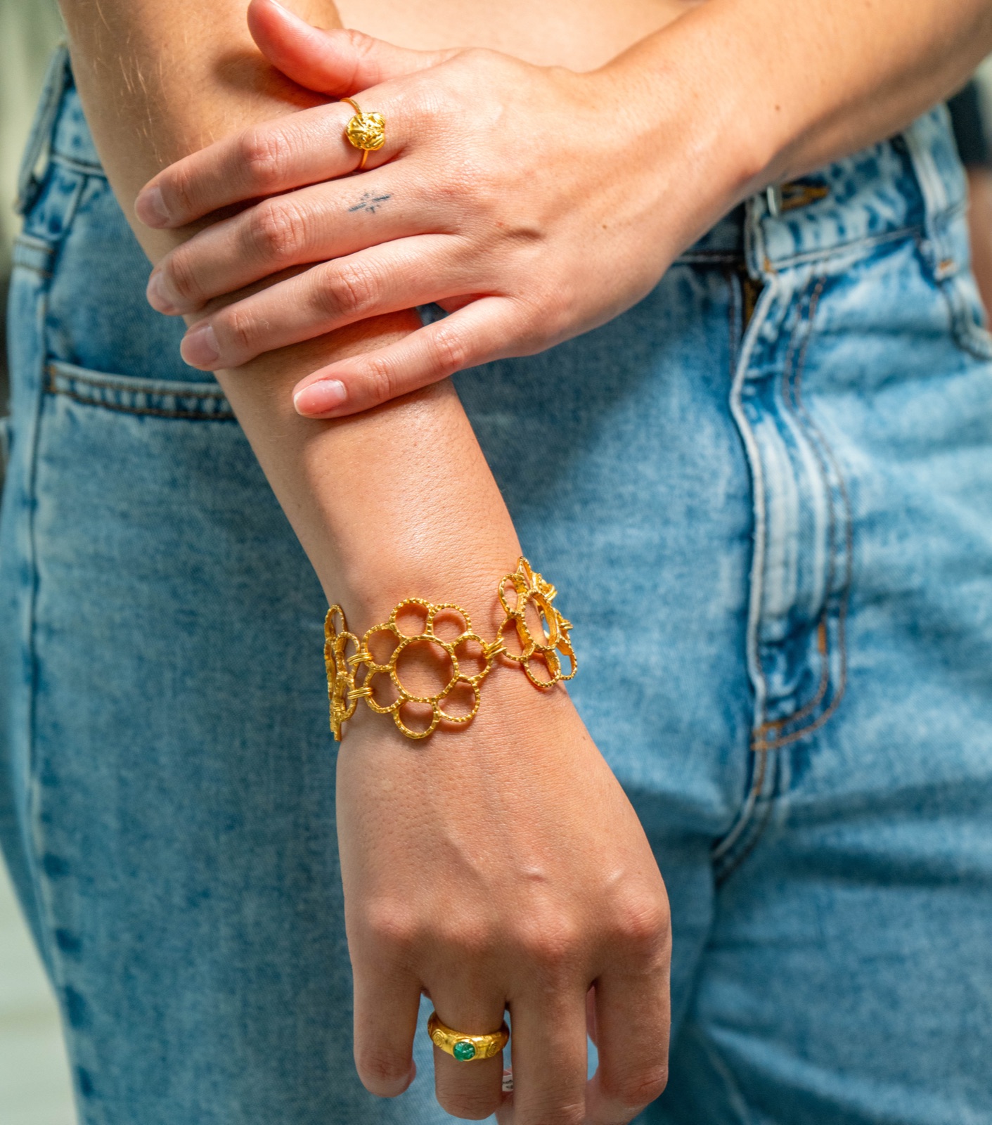 Brazalete Flor — detalle