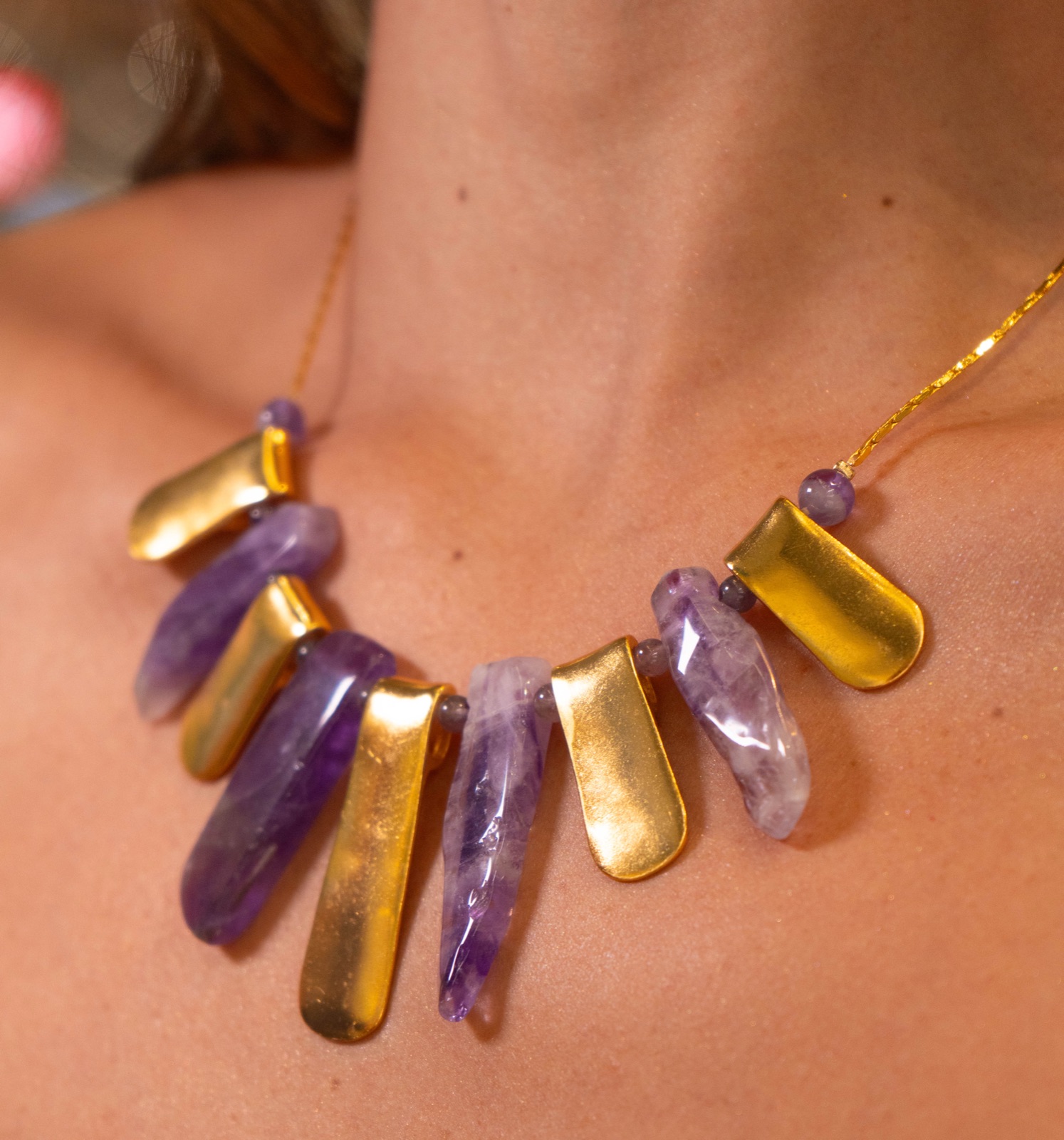 Collar Amatista — detalle