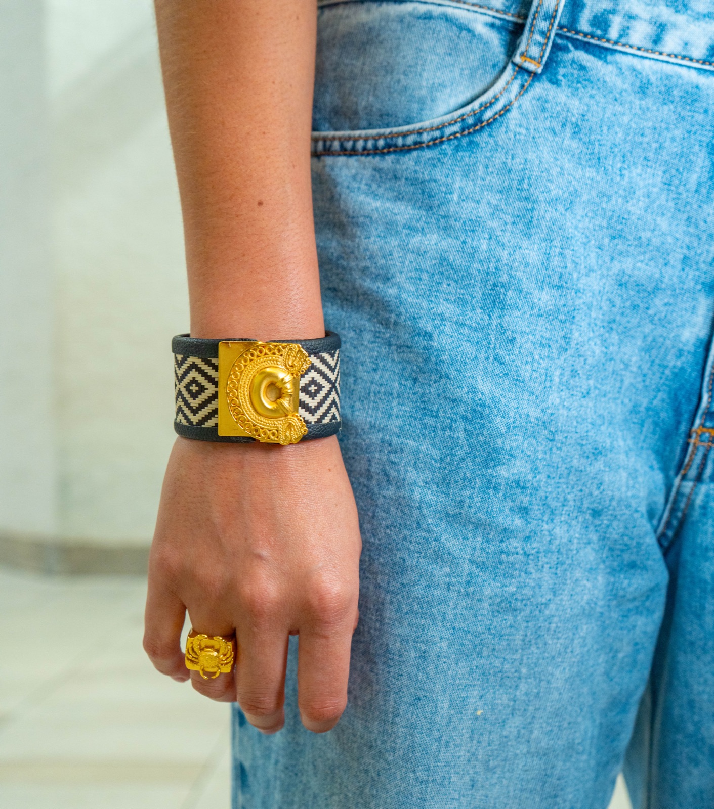 Anillo Sello Cangrejo