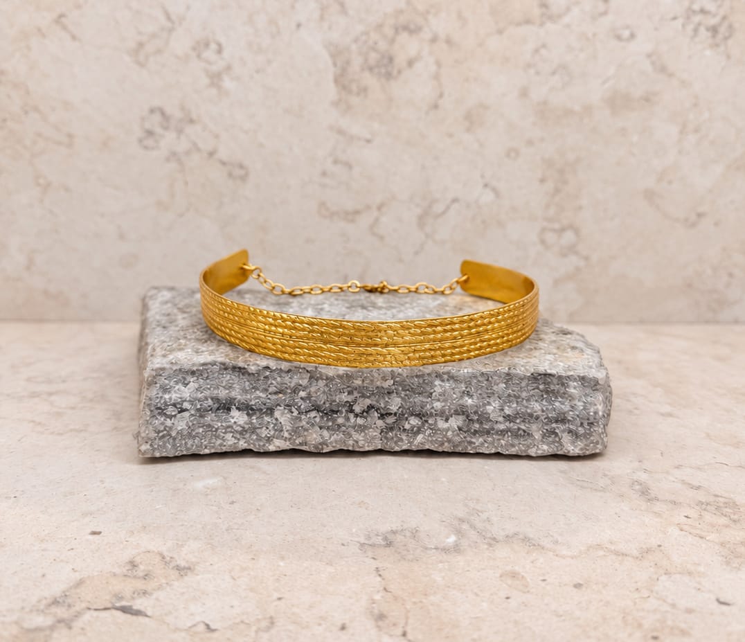 Aluna Bronce Filigrana Choker
