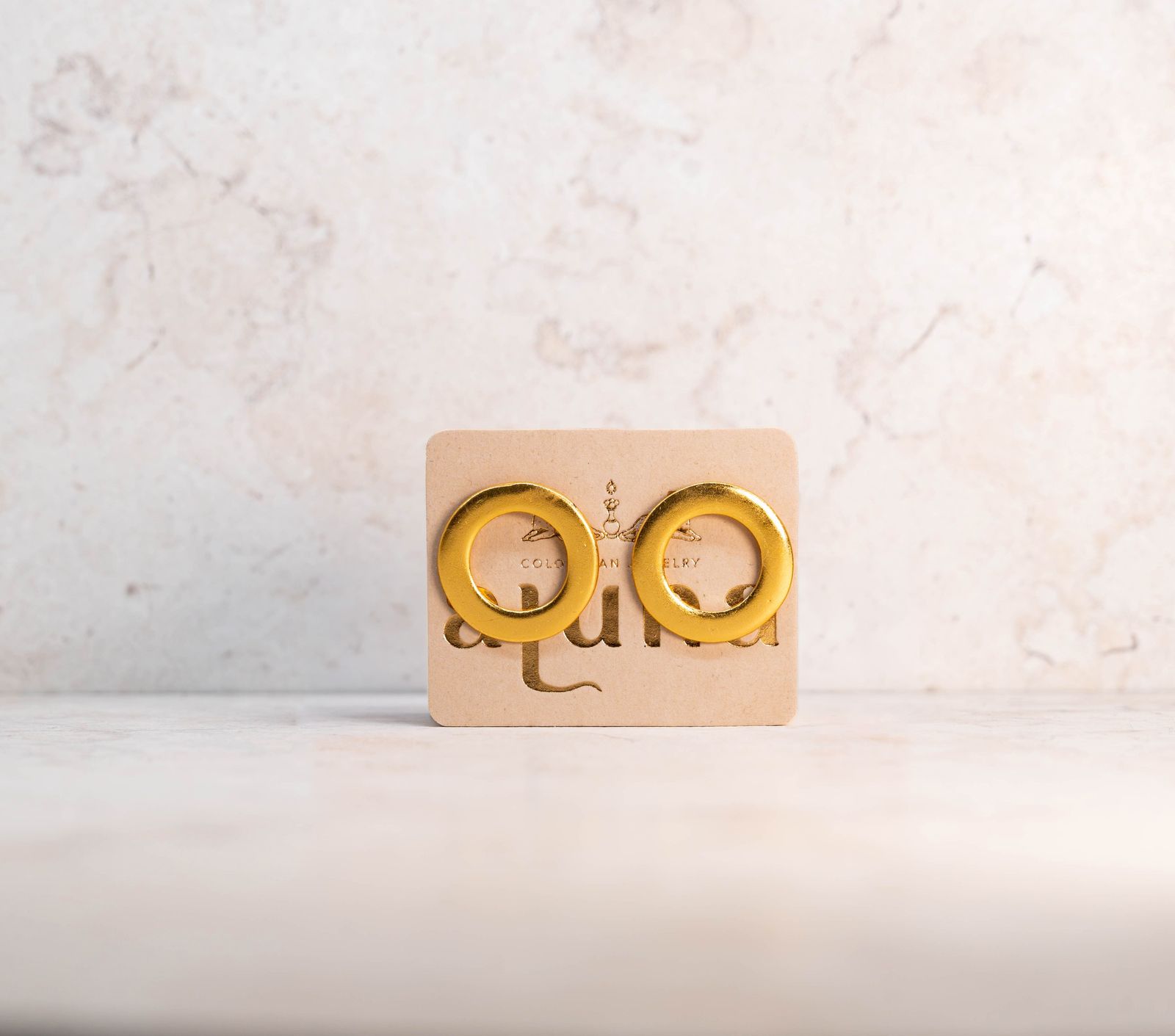 Aretes Aro Plano — detalle