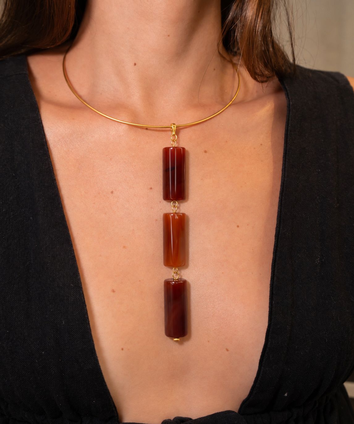 Aluna Cornalina Necklace
