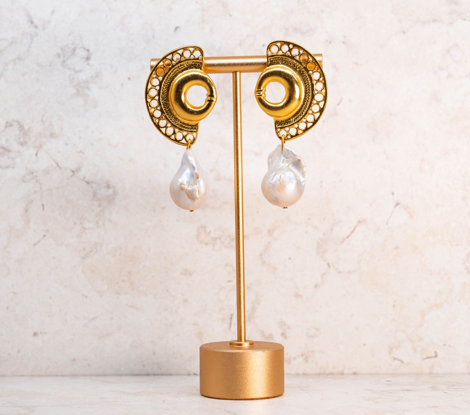Aretes Perla — detalle