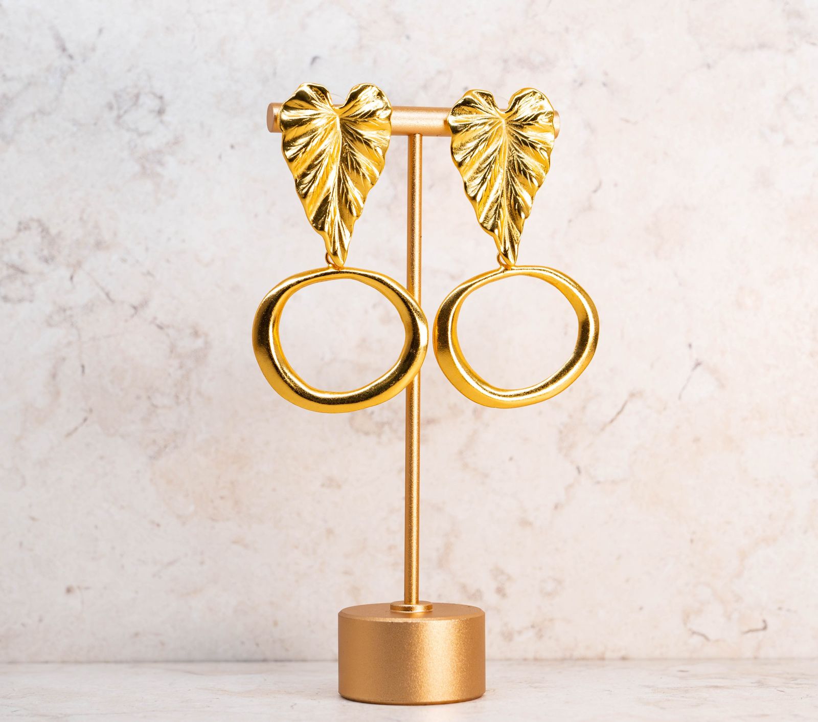 Hoja Earrings — detalle